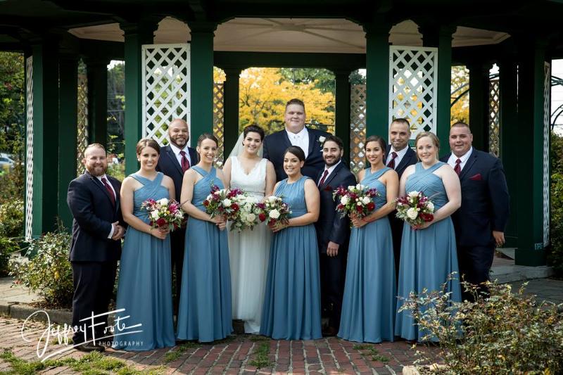 Alan + Meidena's Rose Gold + Blue Garden Wedding